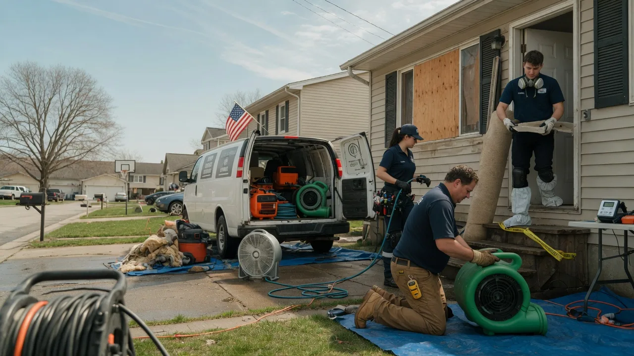 Water Damage Restoration in Center Cross, VA near me